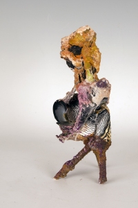 APLOMBA-2021-mixed media, paper, plastic,12-x-6-x-6-in-