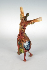 CONY-2022-mixed media, paper, plastic,9.5-x-3.5-x7-in-