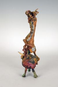 UNFLAPPABLE-2022-mixed media, paper, plastic,13-x-4-x-5-in