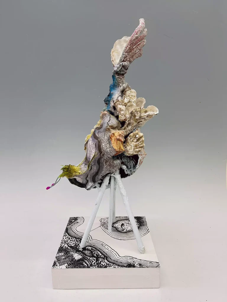 BLUE HERON, 2026, 20 x 11 x 11